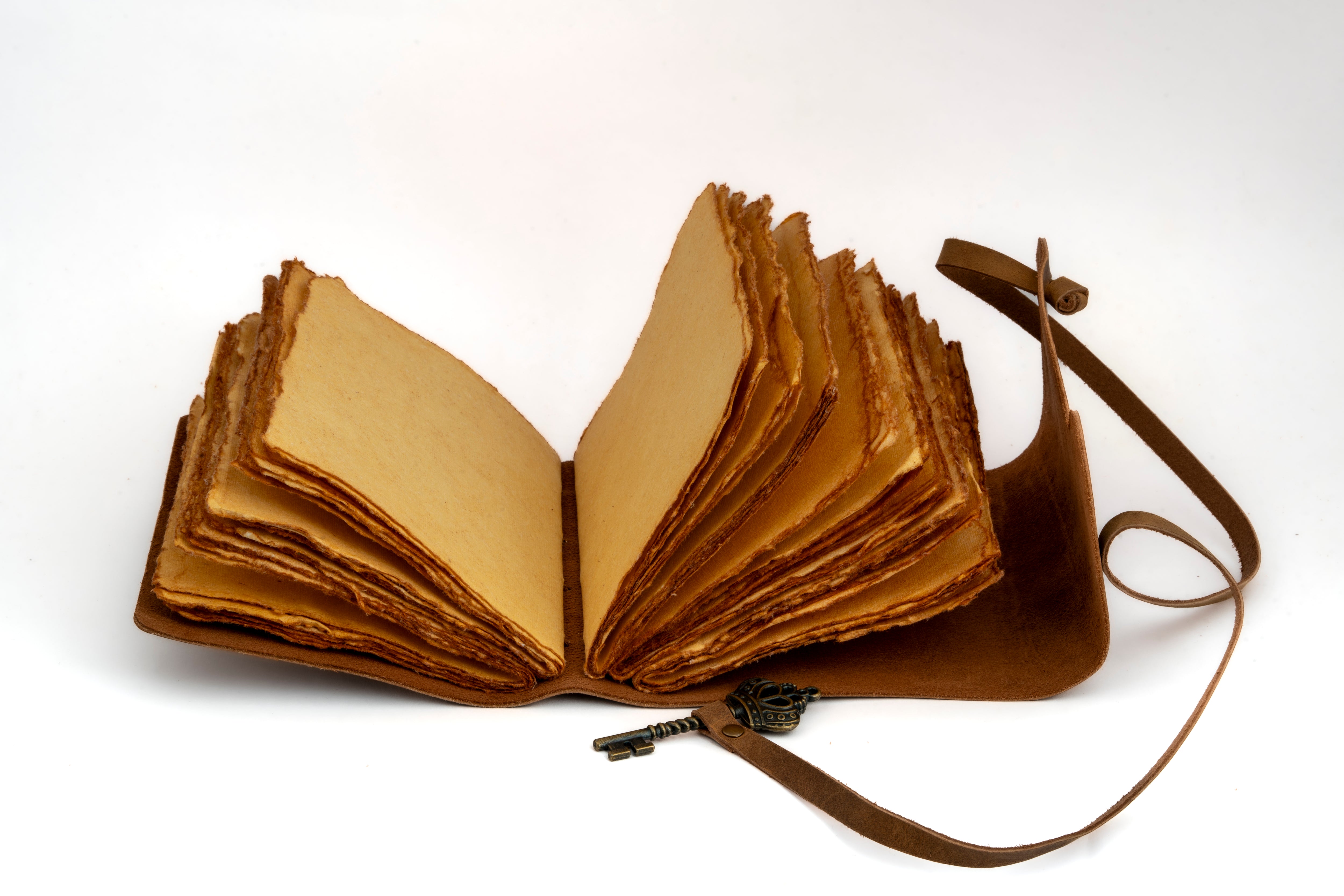 The Secret Keeper Lady Key Leather Journal