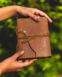 The Mountain Heritage Leather Journal | Handcrafted with Handmade Cotton Pages