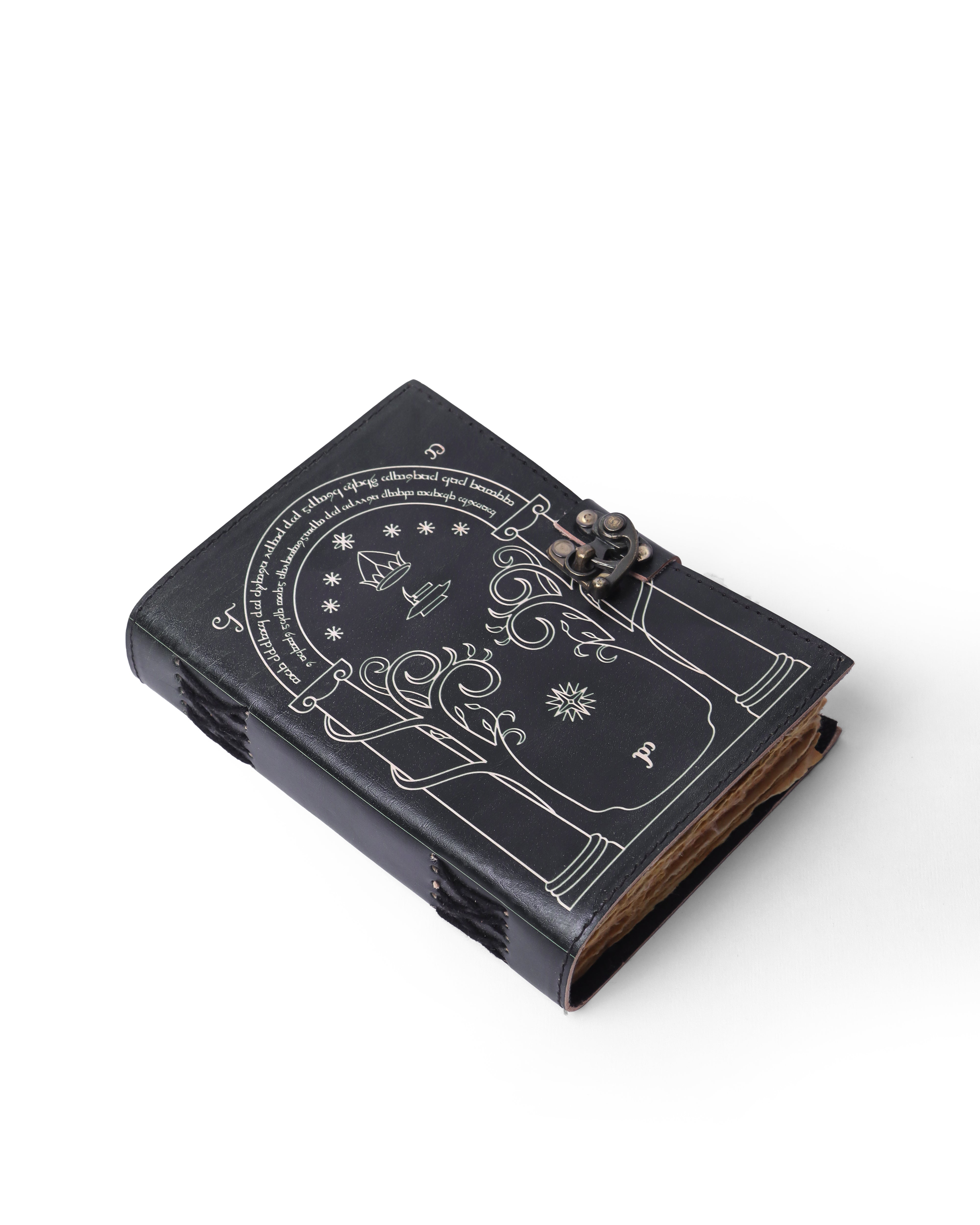 Doors of Durin |The Gate of Moria Leather Grimoire |