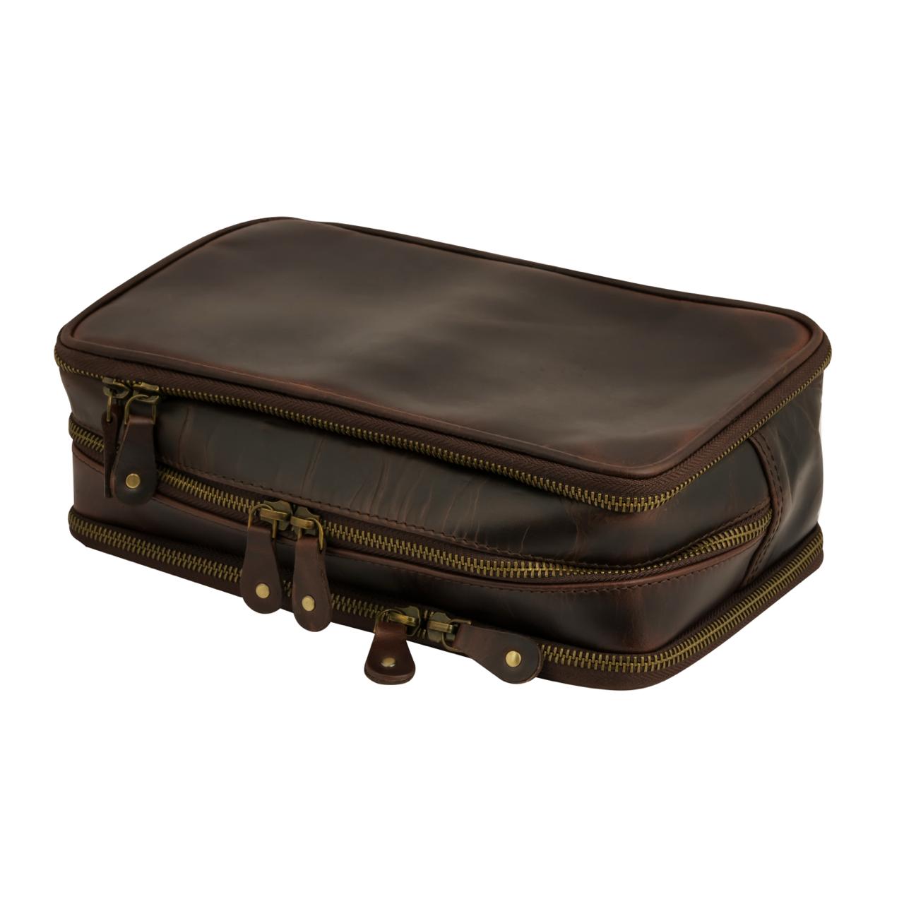 Leather Toiletry Bag