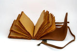 The Sentinel Key Leather Journal | Antique Lock & Deckle Edge Paper